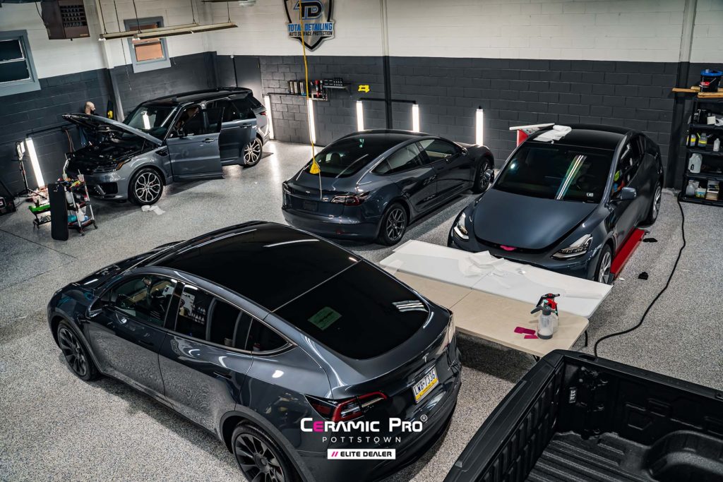 Total Detailing installs Tesla Paint Protection Film