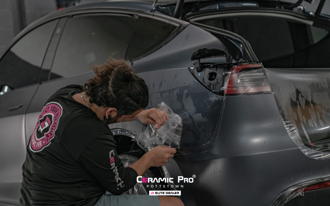 custom tesla paint protection film