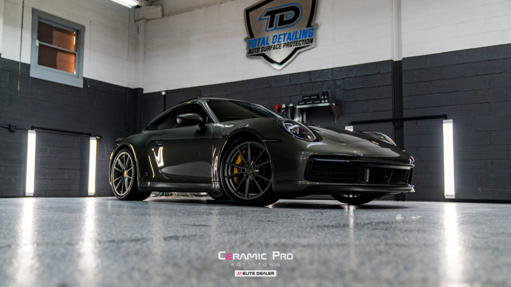 Protecting your Porsche with paint protection film at Total Detailing
