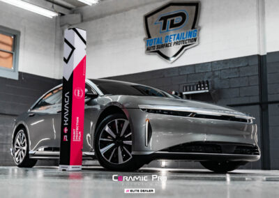 lucid air gt protected with kavaca paint protection film at Total Detailing