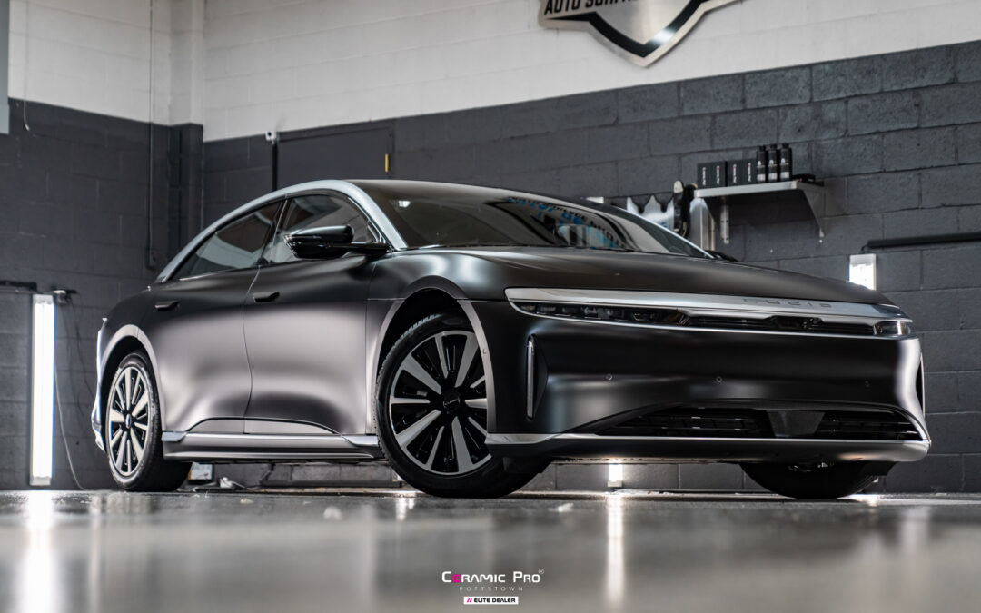 Black LUCID AIR – Full MATTE PPF