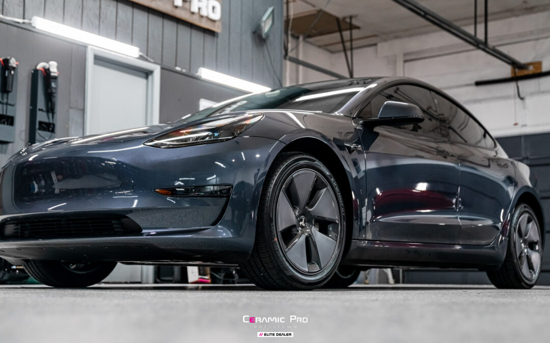 Tesla Model 3 Window Tint w/ One Piece Rear Window