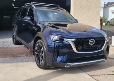 2022 Blue Mazda CX90 PPF, Ceramic Coating & Tint