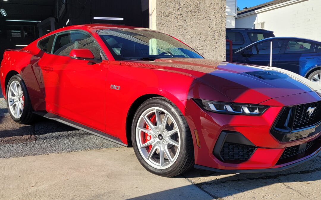 2024 Ford Mustang Ceramic Coating, PPF & Tint